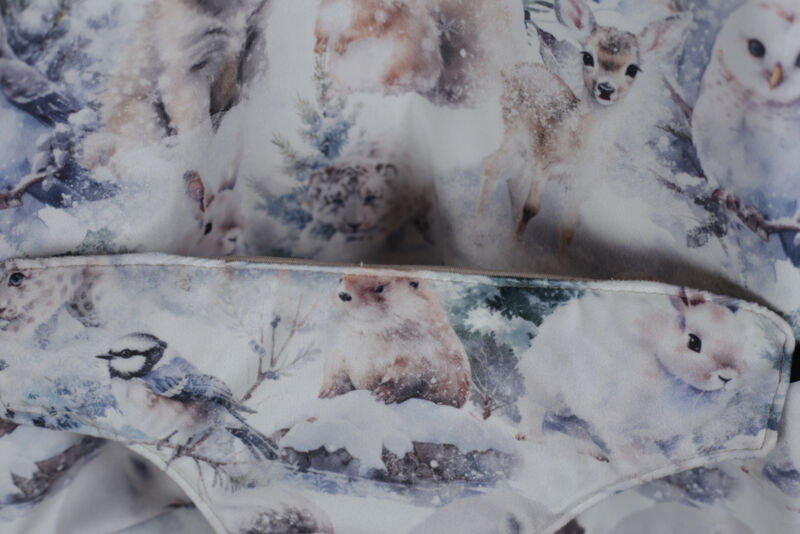 Sitterin päällinen, Winter forest (taupe alaosa)